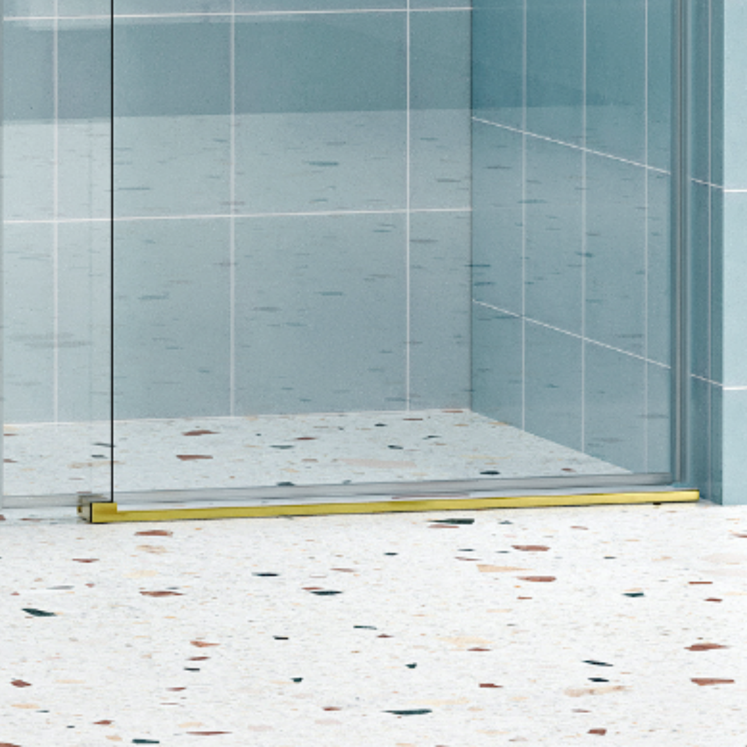 Anti Splash Threshold Only, 24D01P22 Gx Gold Stainless Steel