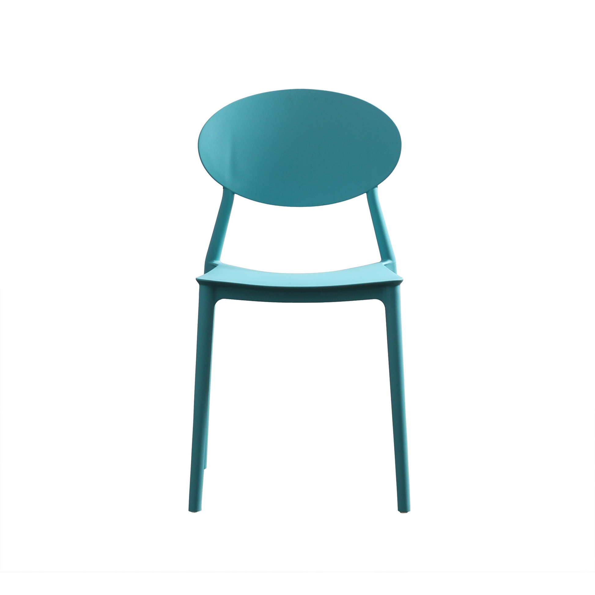 Westlake Injection Molding Pp Chair Set Of 2 Teal Polypropylene