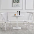 4 Pieces Of Dining Chair,White, Rubber Wood Material, Dining Chair, Solid Wood Chair, Solid Wood Dining Table Chair, Living Room Chair, Simple And Natural White Rubber Wood