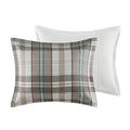 Plaid Comforter Set Full Multicolor Polyester