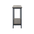 Harpe Brown Sofa Table Brown Solid Wood