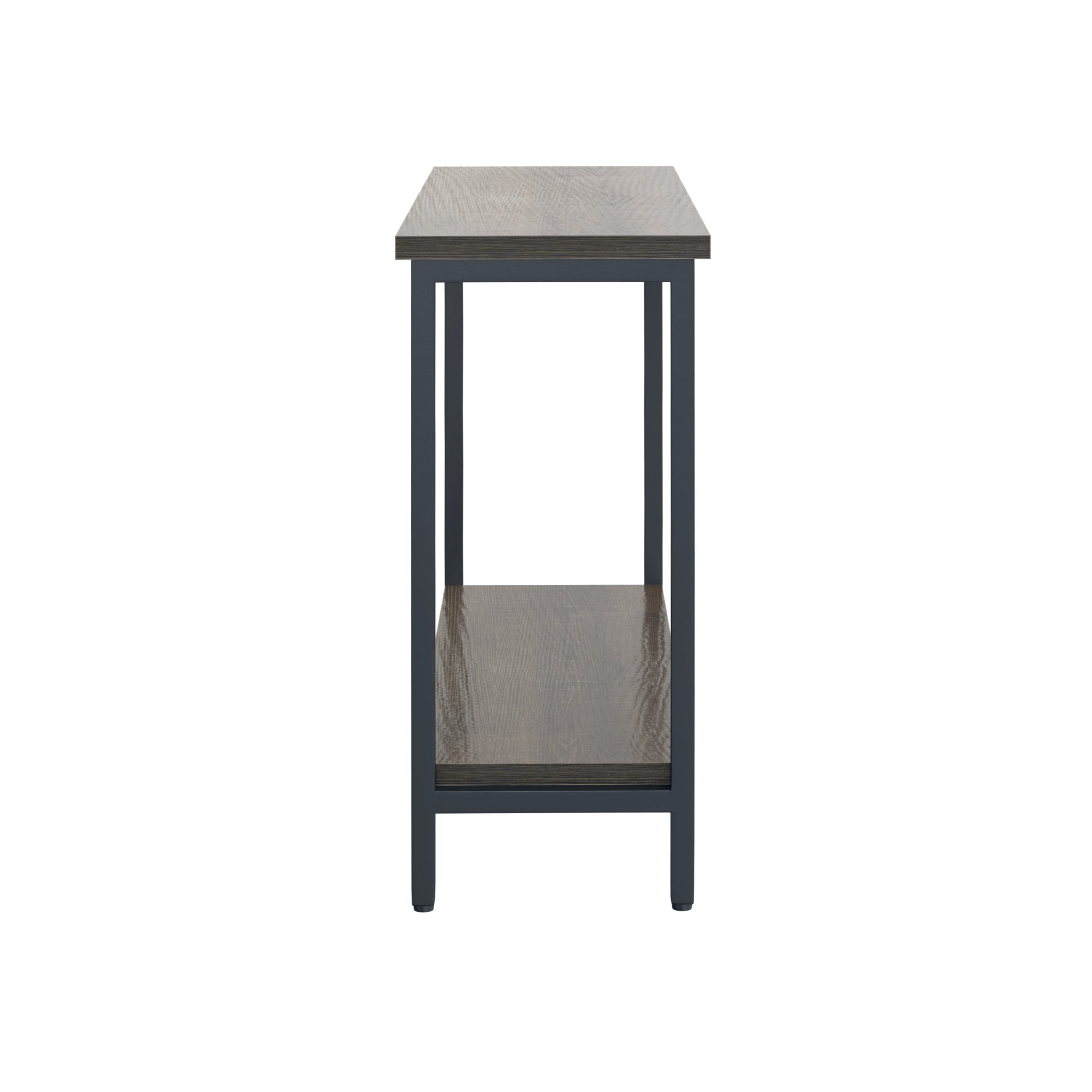 Harpe Brown Sofa Table Brown Solid Wood