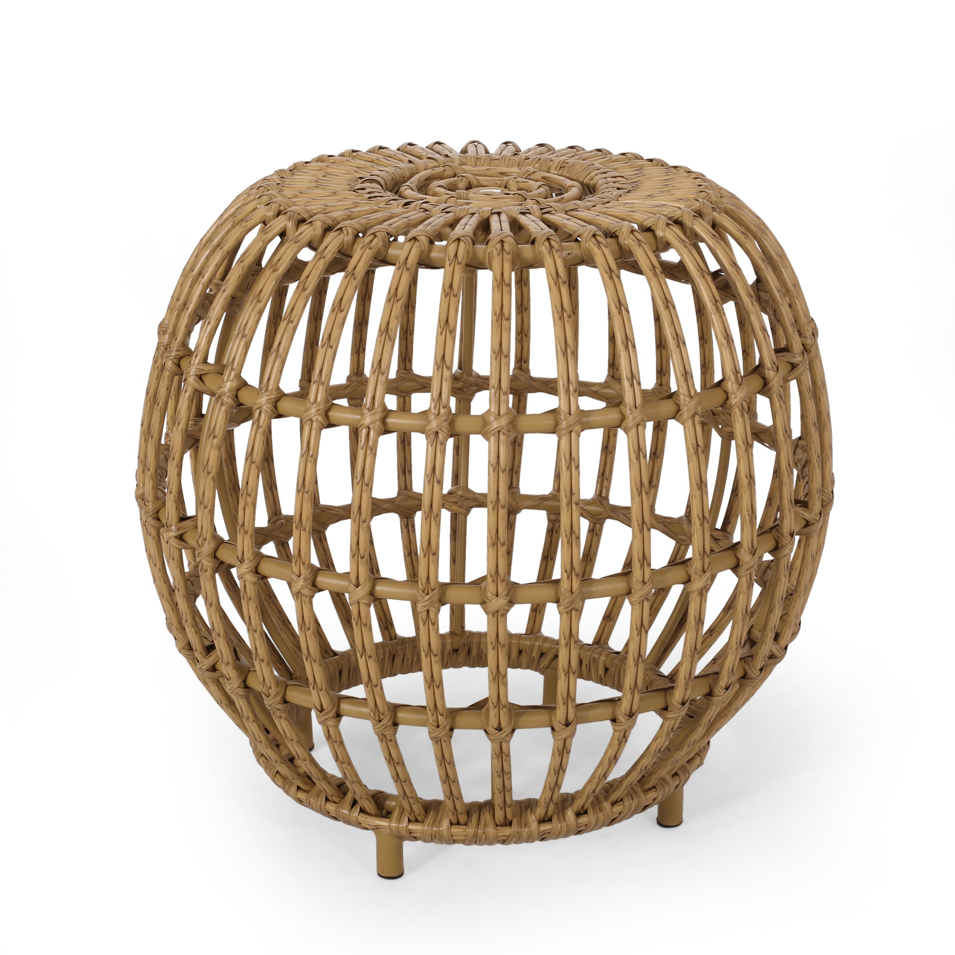 Ottawa Side Table Light Brown Wicker