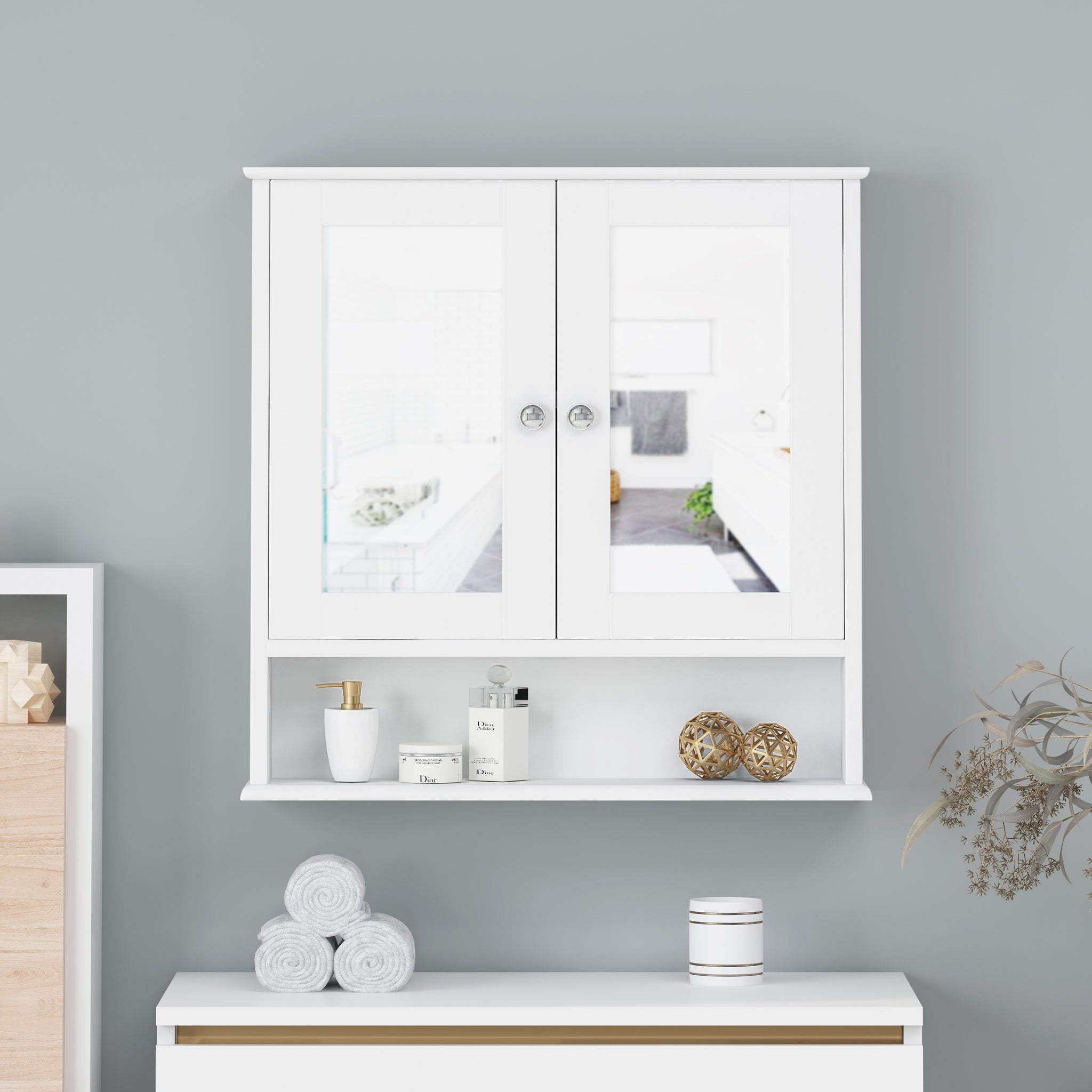 Medicine Cabinet White Mdf