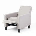 Grey Linen Push Back Chair For Elegant Home D Cor Grey Fabric