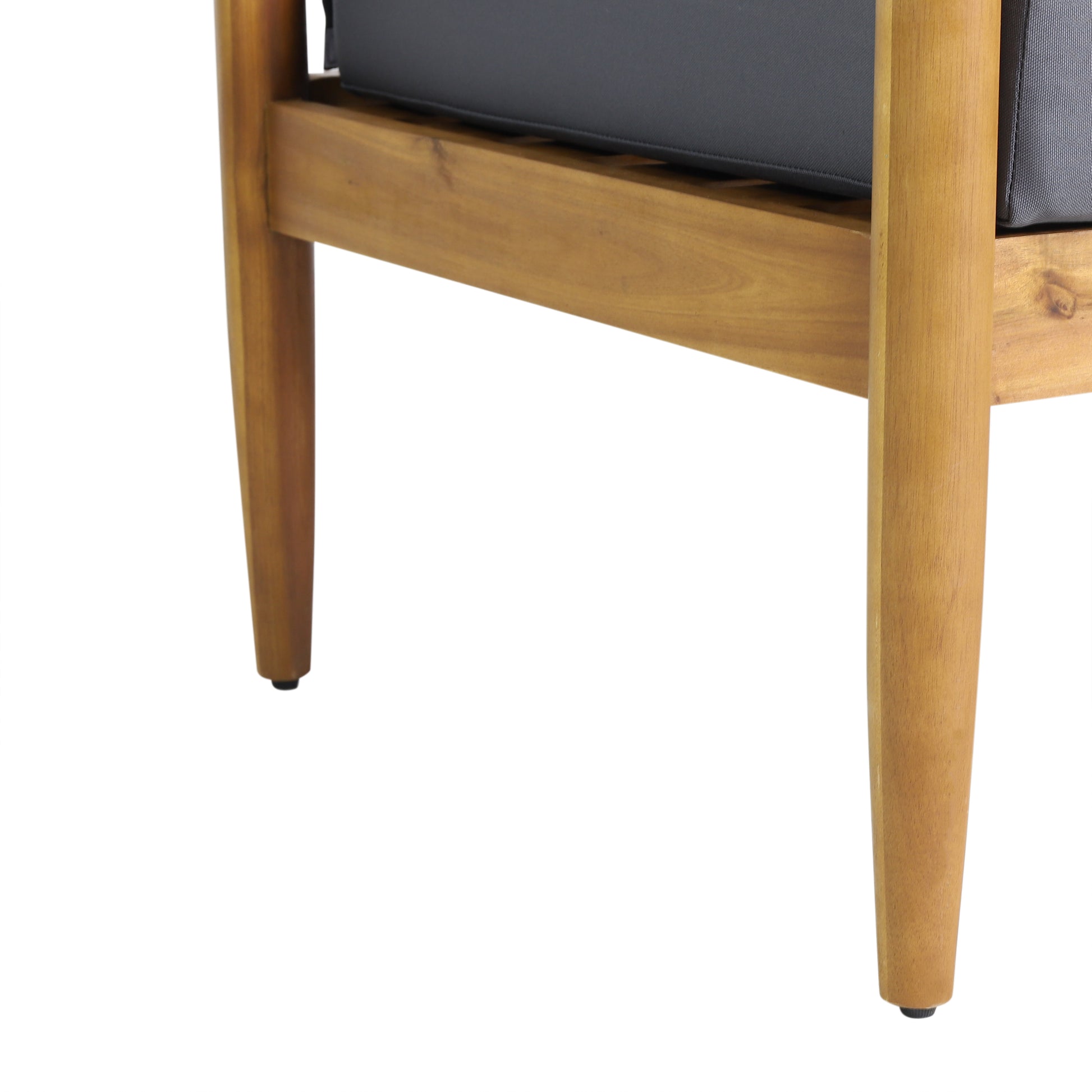 Gavin Seat Teak Wood Waterproof Fabric