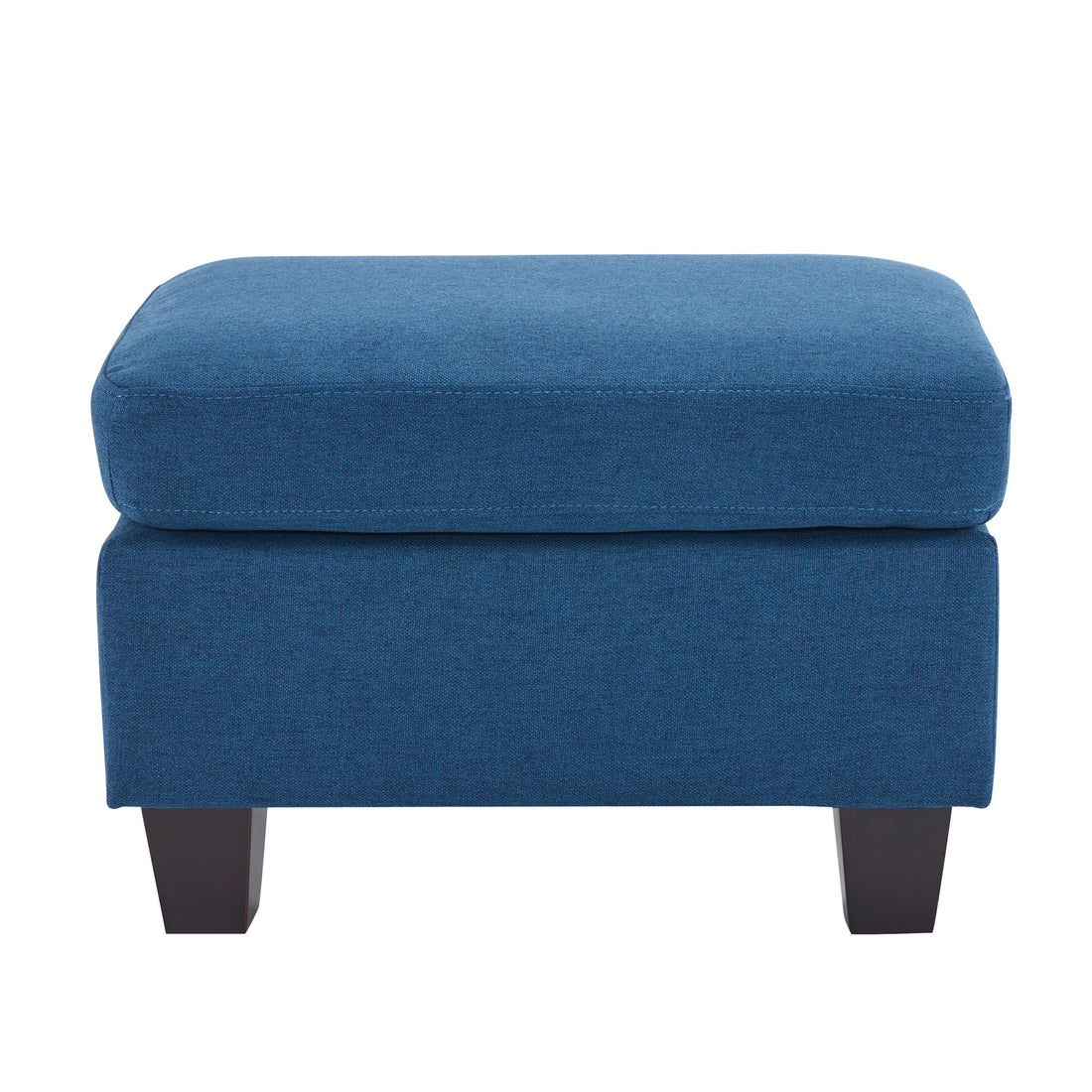 Springfield Navy Blue Ottoman Navy Blue Foam Polyester Blend