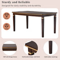 6 Piece Kitchen Dining Table Set, 60