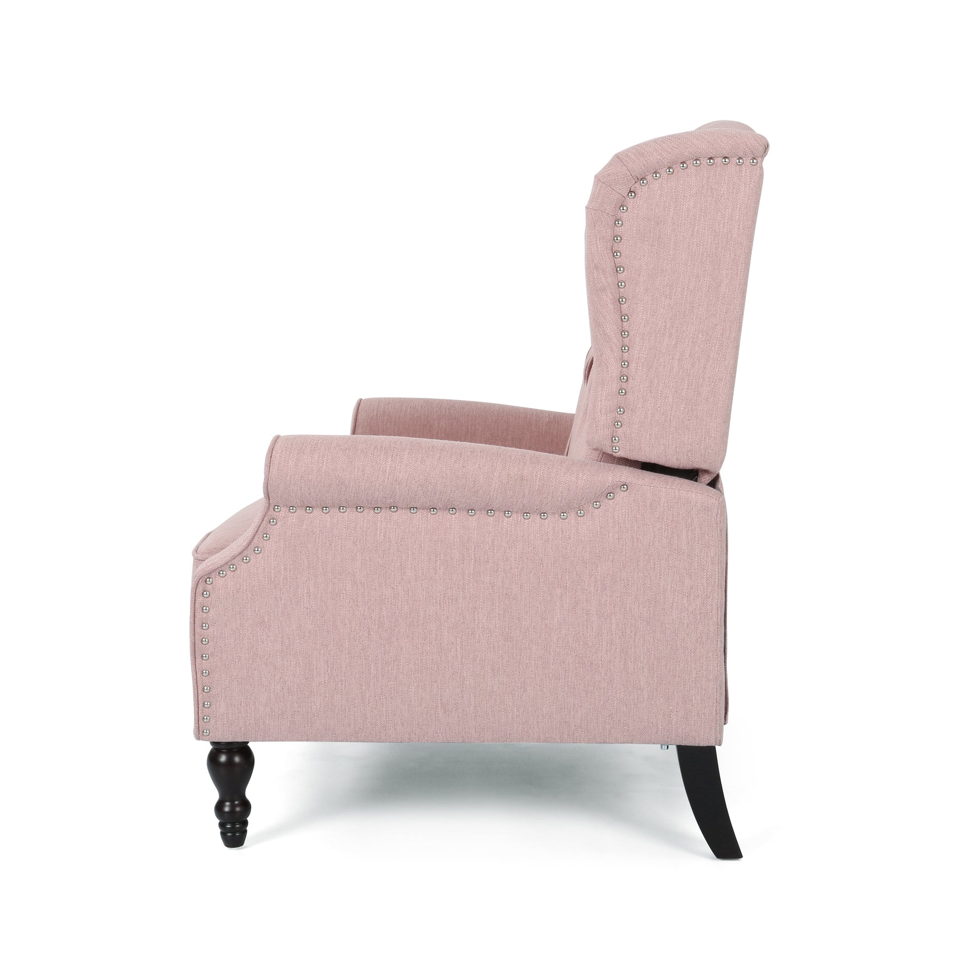 One And Half Seater Recliner Blush Fabric