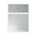 12 Inch Small Wall Mounted Storage Shelves, Suitable For Small Bathroom, Glossy White Glossy White 1 Primary Living Space Wall Mounted Modern Plywood