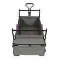 480Lbs Collapsible Wagon With Canopy,Wagon Stroller With 7