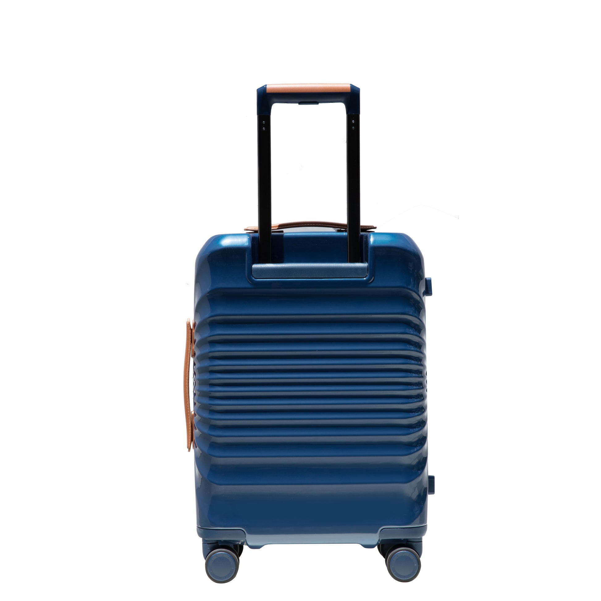 20" Carry On Luggage Lightweight Suitcase Tsa Lock Usb Port Luggage Wheel Lock Artificial Leather Top Handle Spinner Wheels Blue Blue Abs Pc