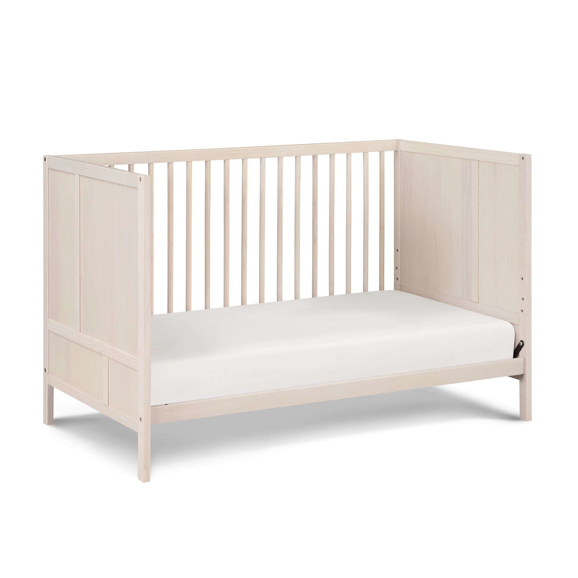 Pixie Finn 3 In 1 Crib In Washed Natural Natural Wood