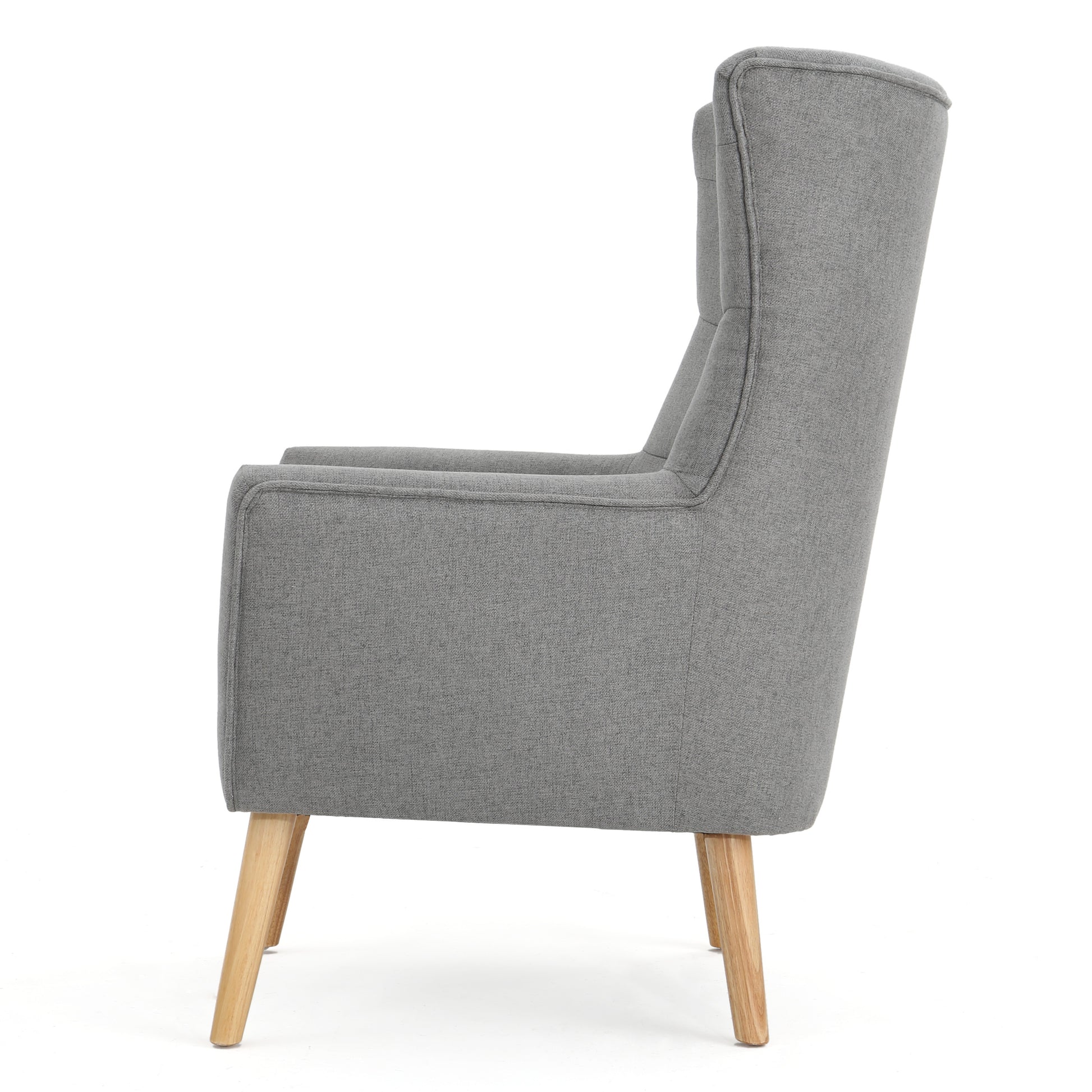 Club Chair Grey Fabric