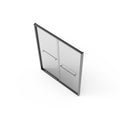 56 60 In. W X 70 In. H Semi Frameless Sliding ,Bathroom Sliding Door With Premium 5 16