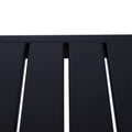 Outsunny 3Pcs Patio Bar Set With Soft Cushion, Rattan Wicker Outdoor Furniture Set For Backyards, Lawn, Deck, Poolside Black Steel