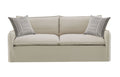 Upendo Sofa W 2 Pillows, Beige Linen Beige Linen 2 Seat