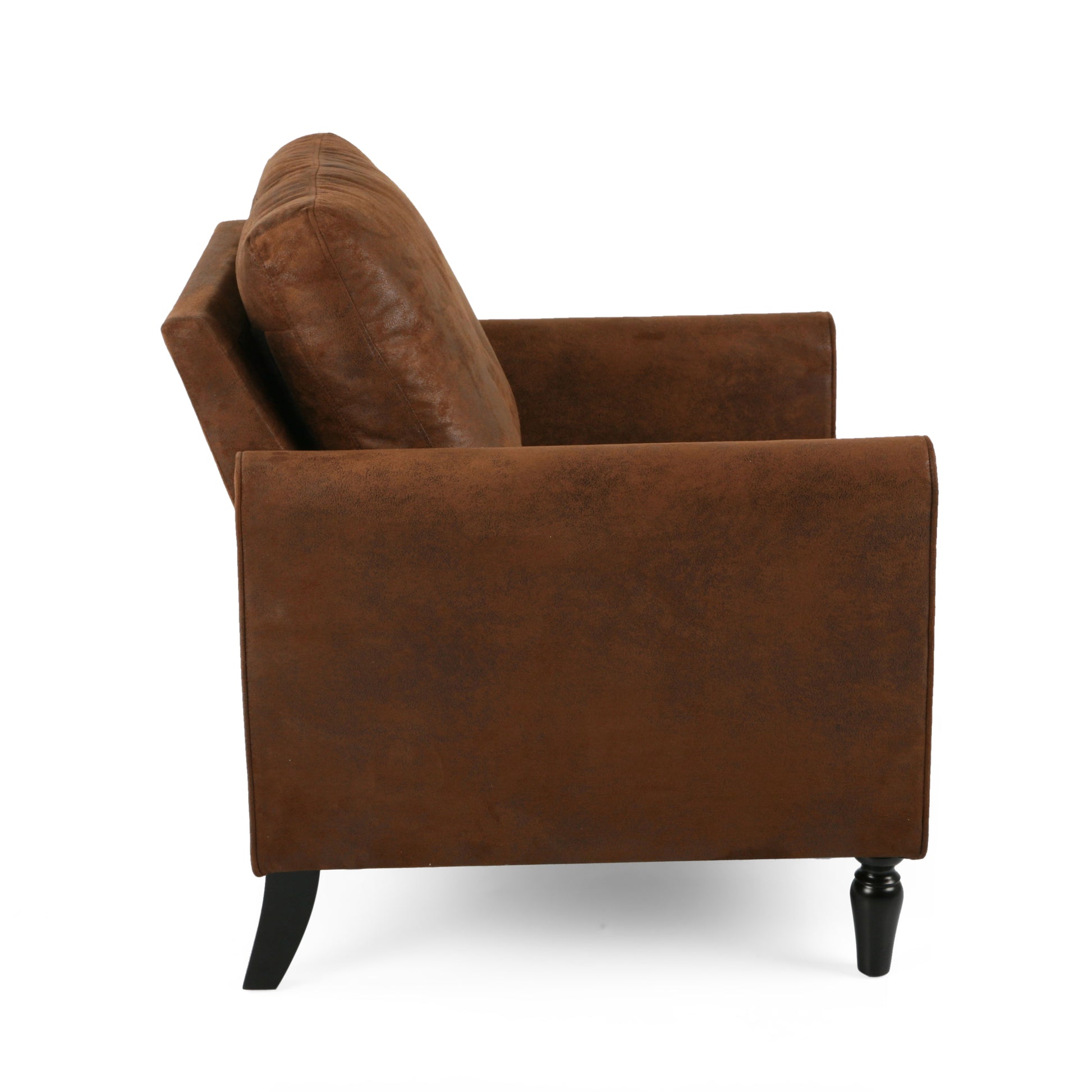 Chair Brown Microfiber 1 Seat