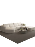 104.32*70.86 Modular Sectional Sofa Sleeper Couch, Sectional Sofa With Chaise And Ottoman, Convertible U Shaped Modular Sofa Set For Living Room, Bedroom. Memory Foam, White. Combo A B C D White Primary Living Space Soft Minimalist,Modern Memory Foam