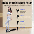 Massage For Home Gym Fascial Muscle Massager With 4 Massage Heads And Carry Bag Gold Abs Pc