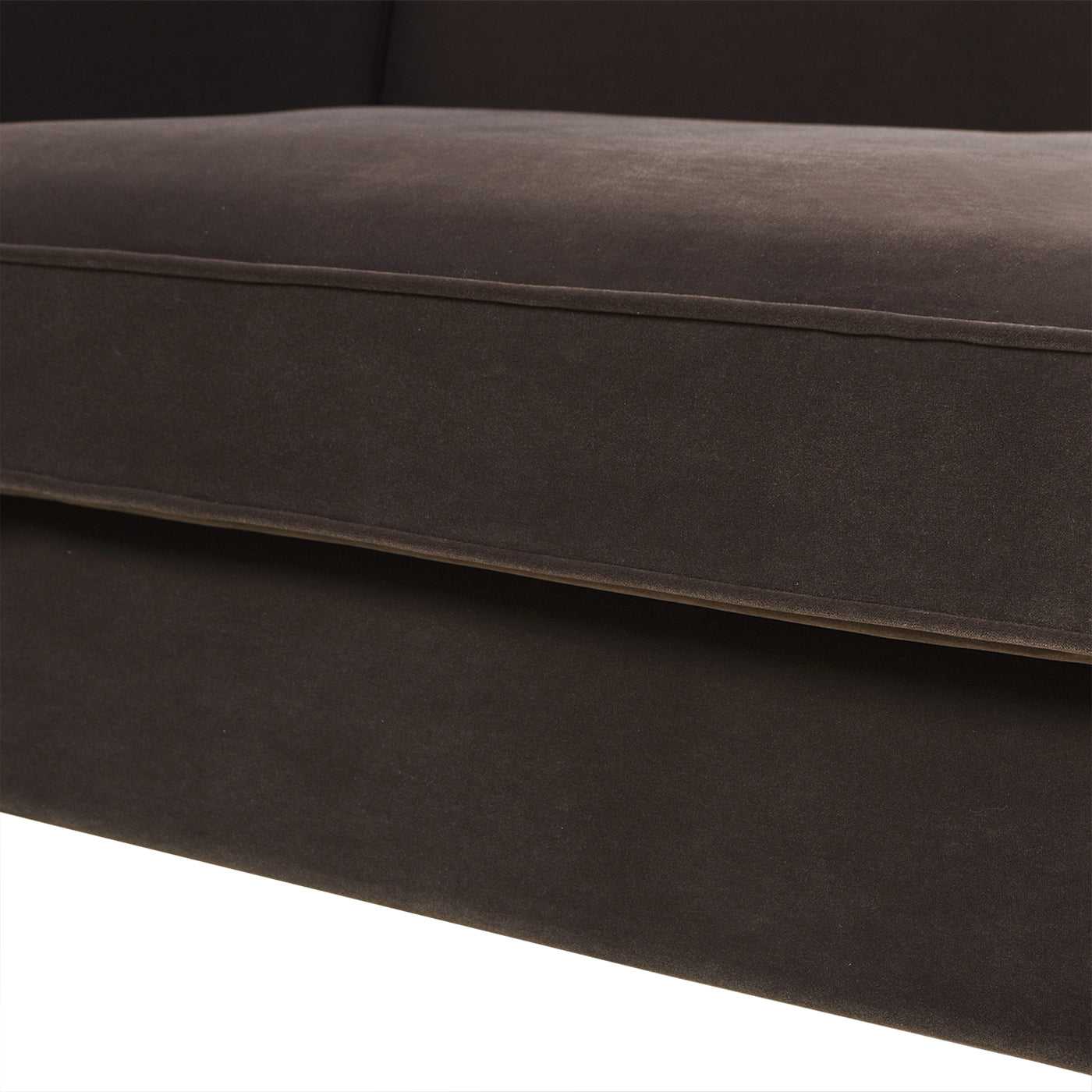 Elaine Camel Back Sofa Accents, Deep Brown Performance Velvet Brown Foam Velvet 3 Seat