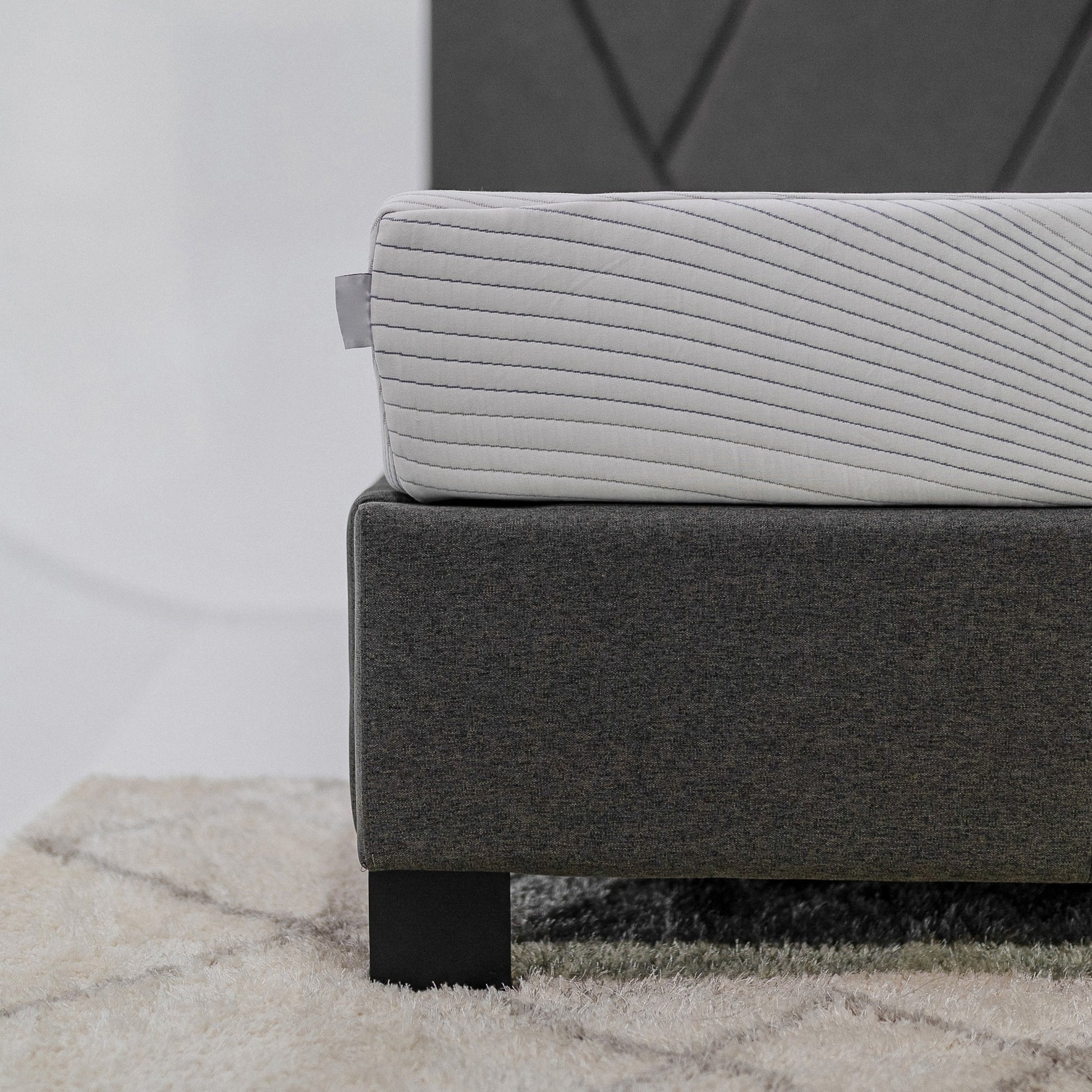 Regen 8 Inch Cooling Copper Infused Memory Foam Kids Mattress, Twin Size White Memory Foam Foam Twin