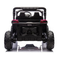 24V Two Seater Kids Ride On Utv W Parents Remote Control,Four Wheel Suspension,Slow Start,Large Wheel Design,Anti Collision Bar,Storage Space,Music,Usb,Bluetooth,Volume Control,Led Lights For Kids 3