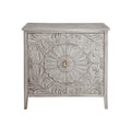 2 Door Cabinet, American Furniture, Suitable For Bedroom, Living Room, Study Light Grey Mdf