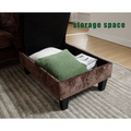 Arrived 5 Seat Modular Sofa,With Storage Ottoman, Convertible Sectional Sofa, L Shaped Couchreversible Chaise ,Riveted Sofa,Chenille, Brown Brown Polyester Wood Primary Living Space Medium Soft Cushion Back Modern Square Arms Foam Metal & Wood 5 Seat