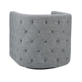 Capstone Swivel Chair Gray Solid Wood