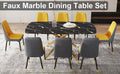 Large Modern Minimalist Rectangular Dining Table With 0.39 