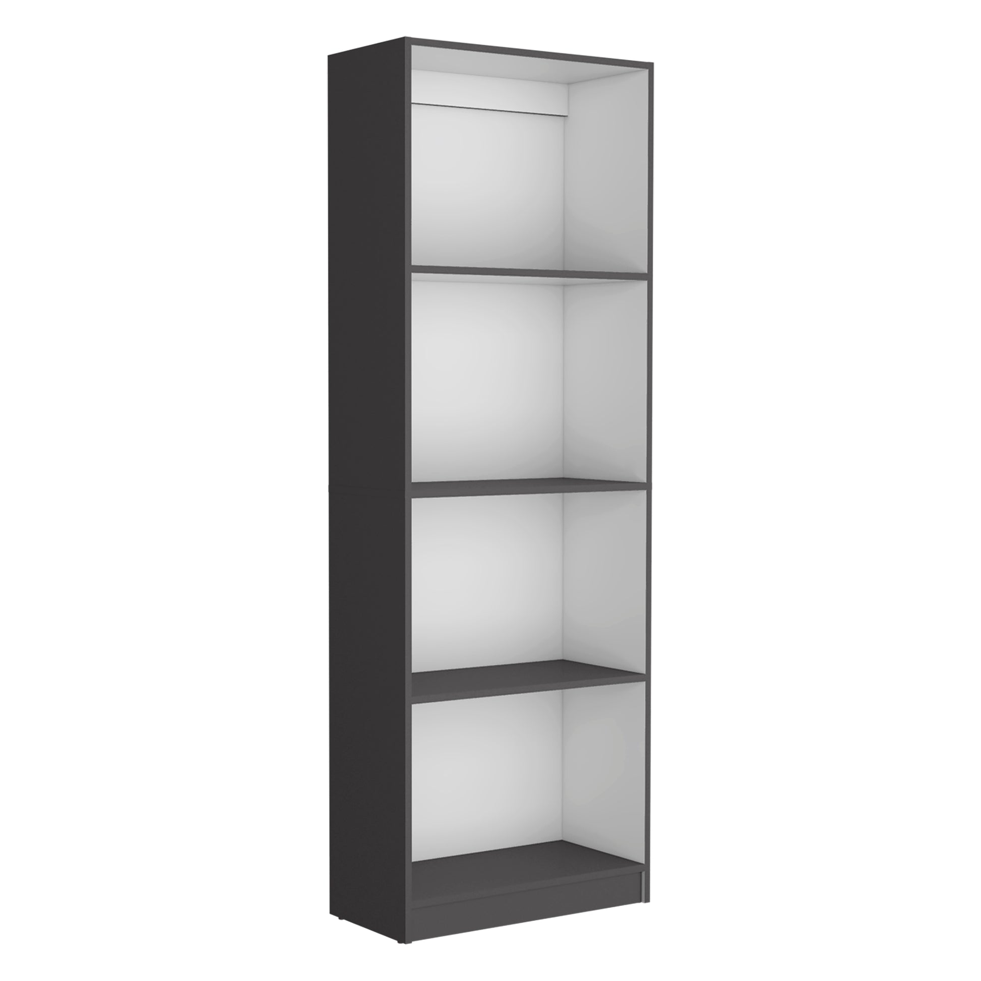 Poole 3 Piece Home Bookcase Set, 67" Wide With 12 Shelves And 2 Door Cabinetliving Room Set Matt Gray White Freestanding 5 Or More Shelves Gray White Matte,Multicolor Office Open Storage Space