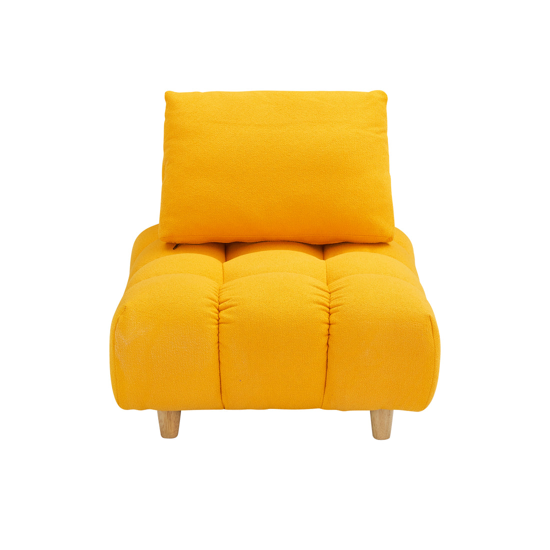 30 Inches Long, Teddy Sofa Fabric, With Spacious And Comfortable Seat, For Apartment Office Living Room Yellow Yellow Teddy 1 Seat