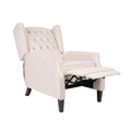 Recliner Beige Fabric