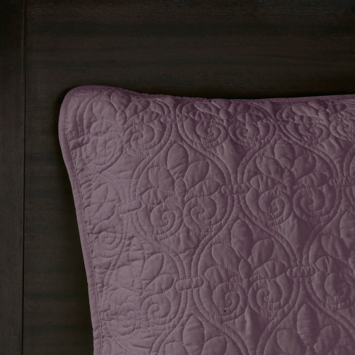 Reversible Quilt Set Purple Full Queen Purple Cotton