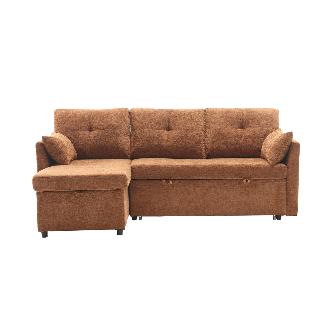 United Modular Sectional Sofa L Shaped Modular Couch With Reversible Chaise Modular Sofa Sectional Couch With Storage Seats Brown Chenille 3 Seat