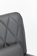 Rocking Chair, Glider Chair,Rocking Accent Chair With Lumbar Pillow And Ottoman For Nursery Living Room Bedroom Grey Pu