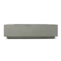 50000 Btu Rectangle Mgo Fire Table Tank Outside Tank Cover Not Included Light Grey Magnesium Oxide