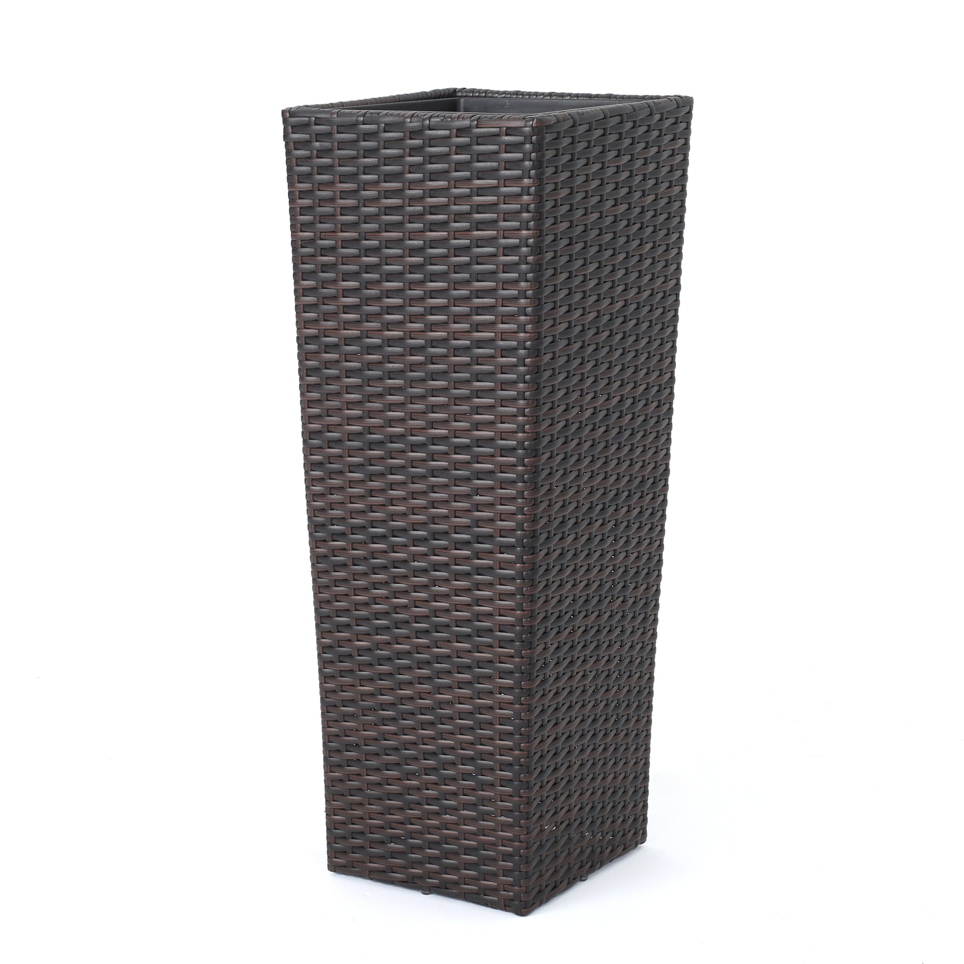 Rattan Flower Pot Brown Brown Rattan