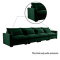 Corduroy Sofa Armrests For 2 Seater Sofa, 3 Seater Sofa And 4 Seater Sofa, Green Corduroy Green Corduroy 1 Seat