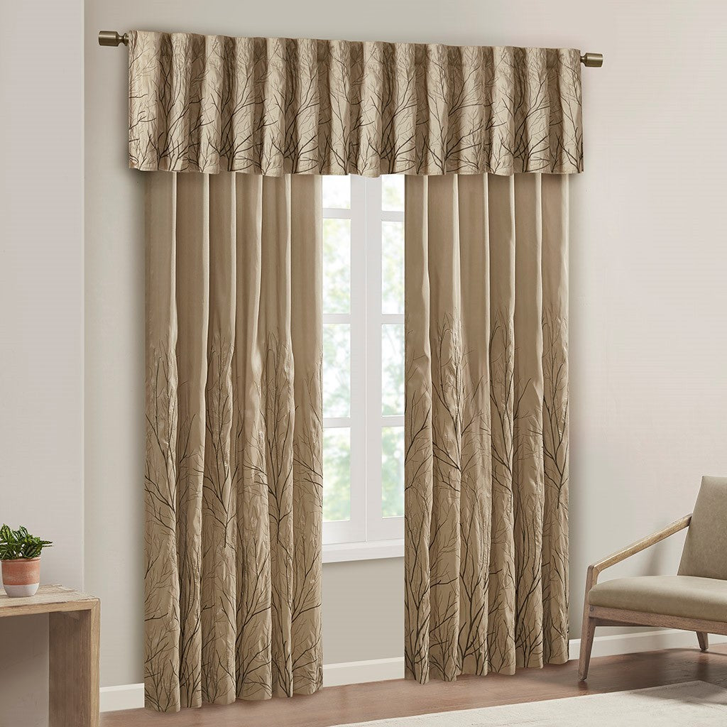 Curtain Panel Only 1 Pc Panel Tan Polyester