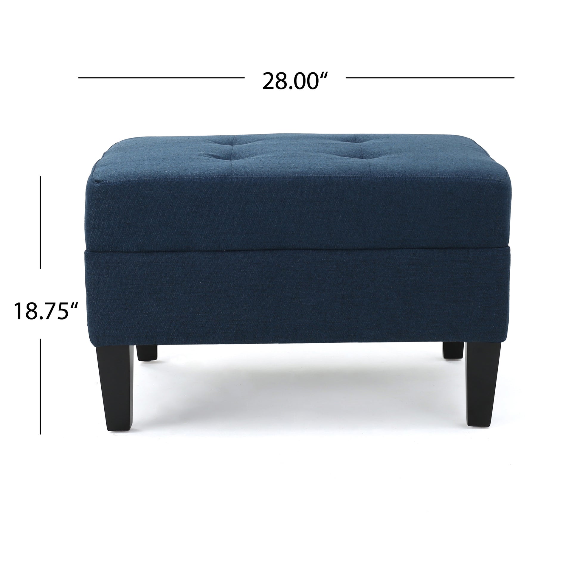 Ottoman Navy Blue Fabric