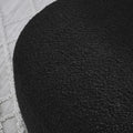 Hoop Gauze Lounge Chair With Soft Cushion And Backrest, Need To Be Assembled, Suitable For Living Room Bedroom Dining Room Black 24.5