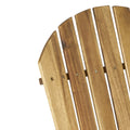 Malibu Reclining Adirondack Chair Natural Stained Acacia Wood