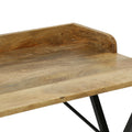 Console Table Natural Metal & Wood