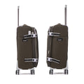 Softside Upright Luggage Set Expandable, Lightweight,4 Piece 20 24 28 32 Sage Green Contemporary Fabric