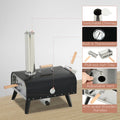 Outsunny Outdoor Pizza Oven With 12
