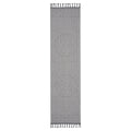 Naar Guros Collection 2X8 White Ivory Medallion Indoor Outdoor Area Rug White Polypropylene