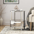 Side Table Clear Tempered Glass