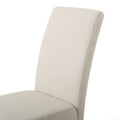 Pertica Kd Dining Chair Set Of 2 Beige Fabric